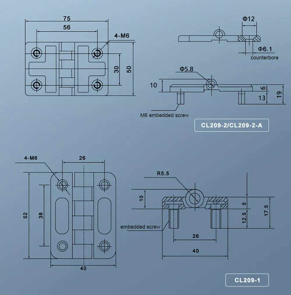 Industrial Hinges